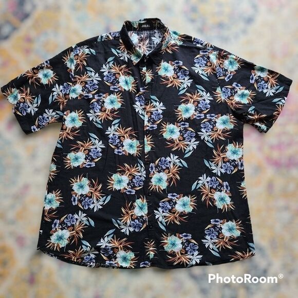 JOGAL floral button up shirt - Picture 1 of 9